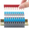 10Pcs CMK420 Din Rail Terminal Block 450V 32A Quick Splice Hub  for Electronics Wiring