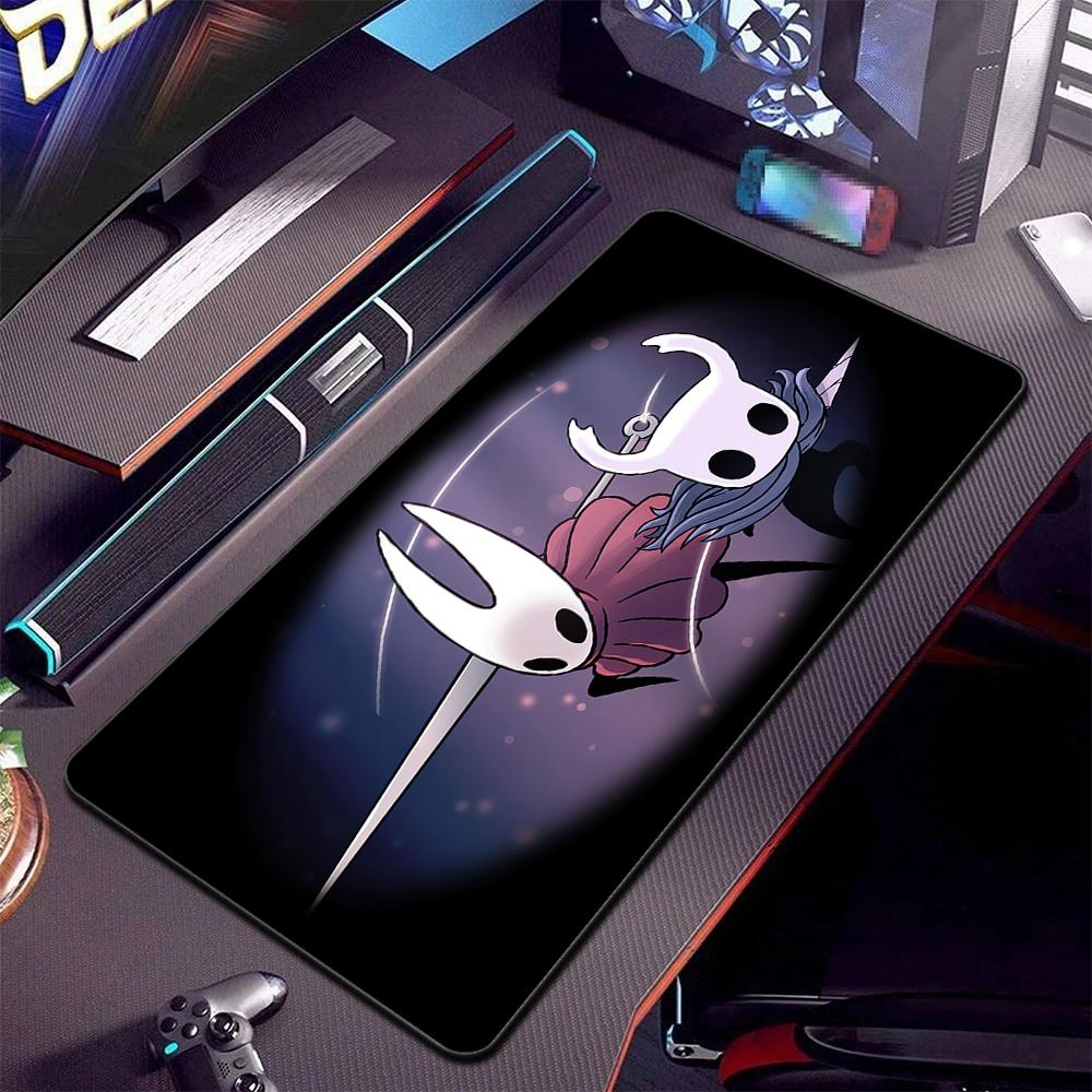 Tappetino per Mouse XXL Stampa HD Cool Hollow Knight Silksong Tappetini per Tavolo Azienda Tappetino Grande per Scrivania Tappetini per Mouse da Gioco Pc Grandi