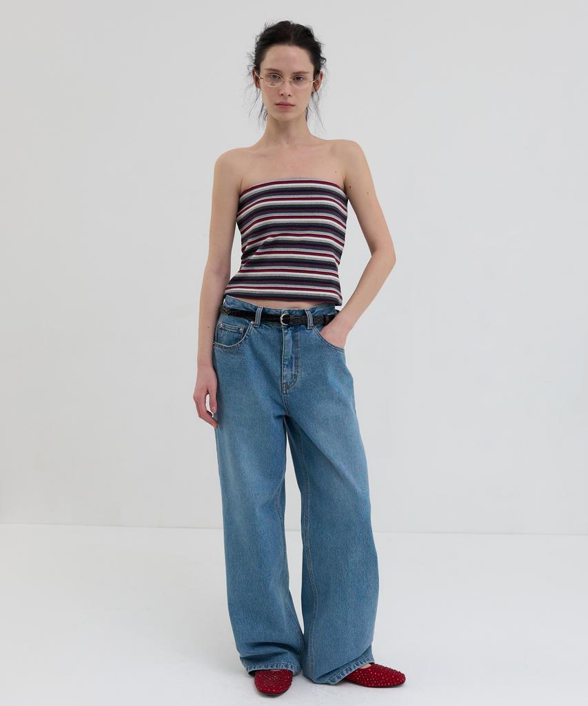 Obeodyupeulleeo Oversized Denim Pants_Blue