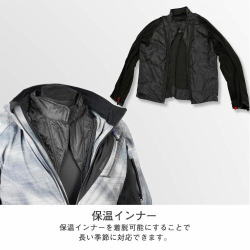 KOMINE Motorcycle Protective Soft Shell Winter Parka-Ife JK-579 1066 For Autumn/Winter/Spring Cold Protection CE Standard Level 2 CE Standard Stretch