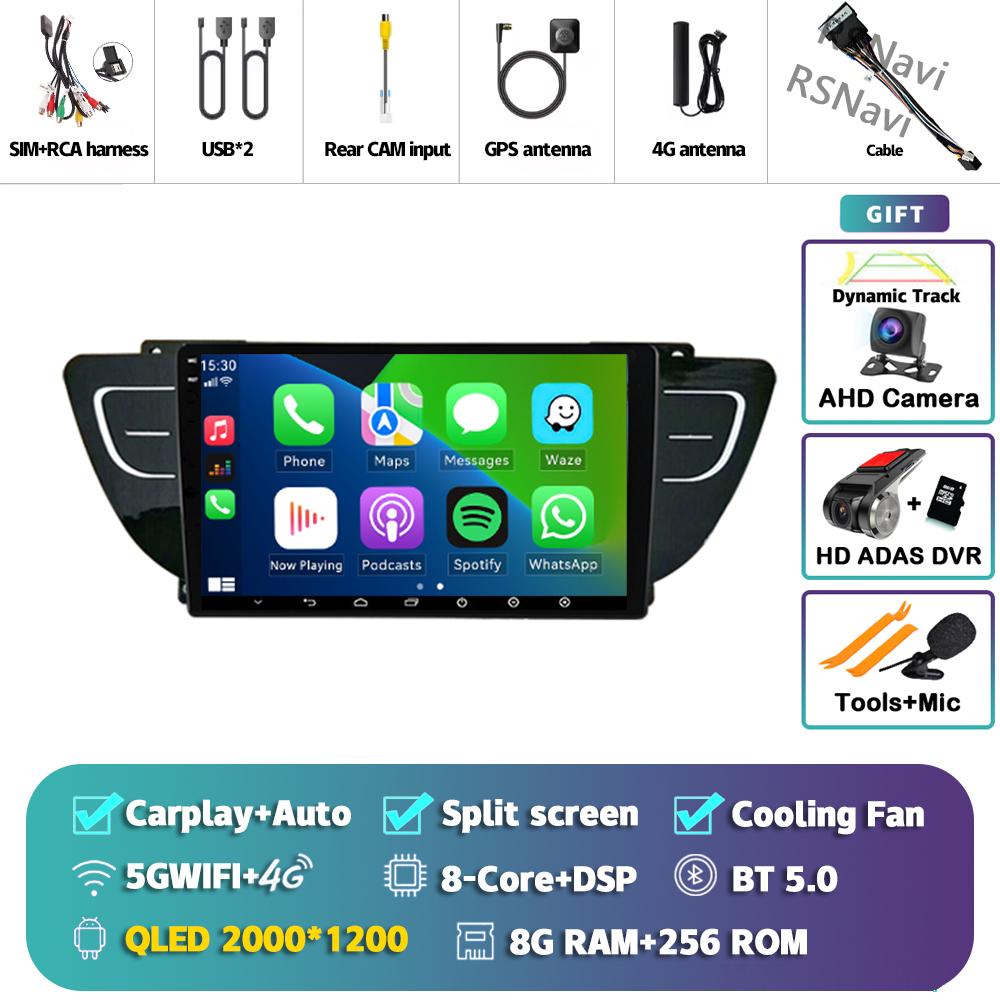 Android 14 Carplay Auto For Geely Atlas 2016 - 2020 Car Radio Player Multimedia 4G+WIFI Stereo Navigation Head Unit AI Voice GPS