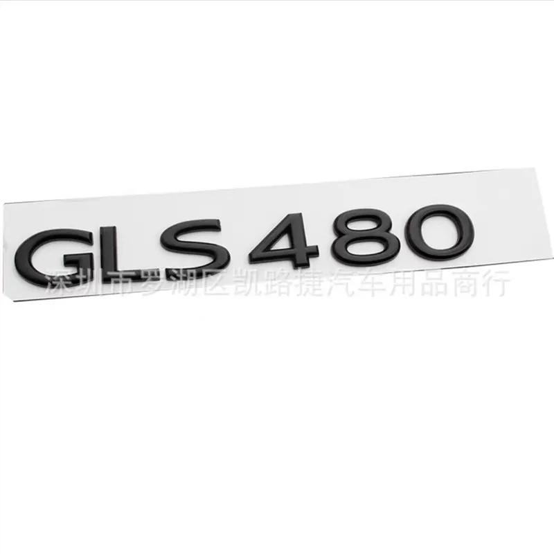 Car Trunk Letters Logo Chrome Decals Emblem Badge Sticker For Benz Maybach S480 S580 S600 S680 GLS480 GLS580 GLS600 GLS680