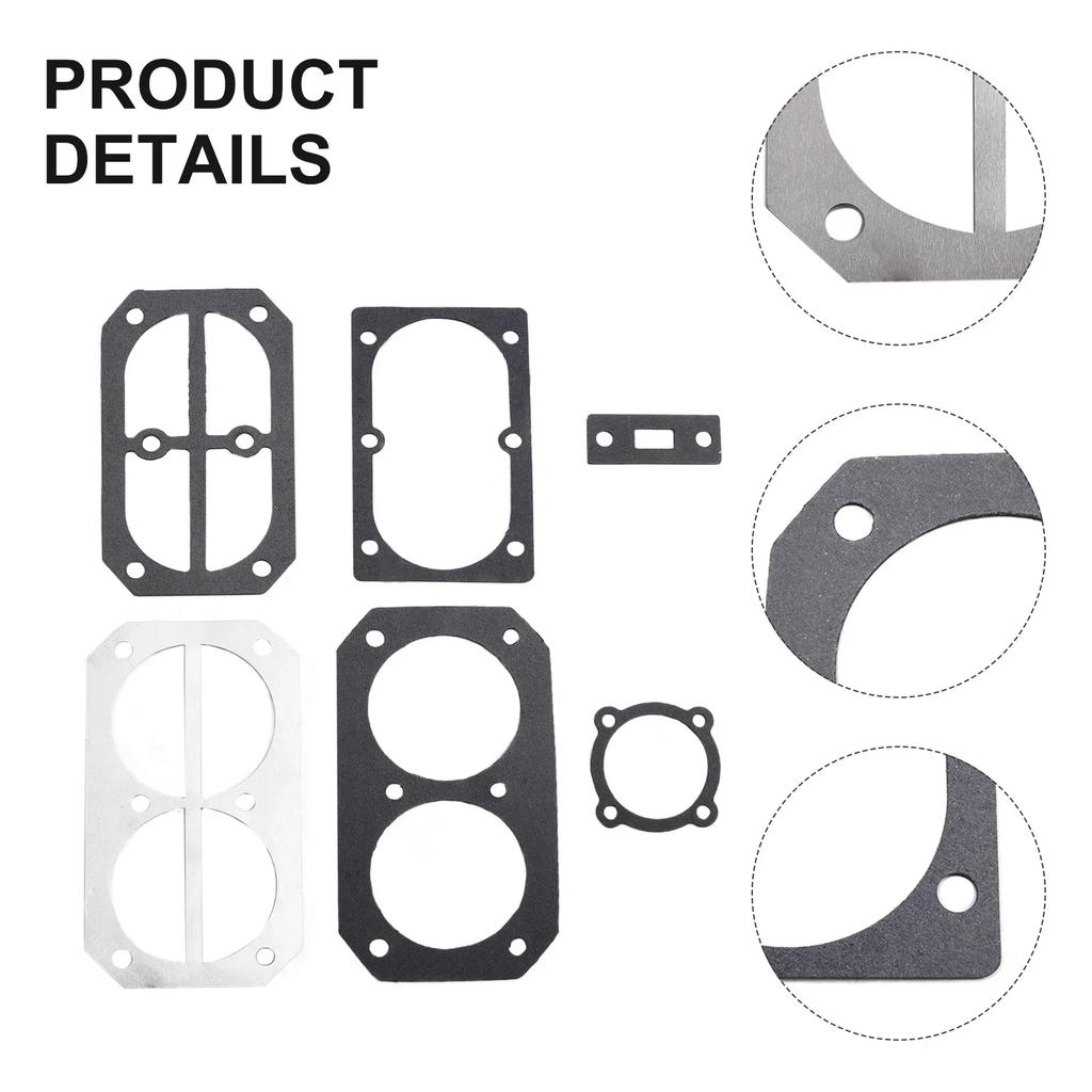 1set Valve Plate Gaskets Washers Replacement For 2070 Type Air Compressor Cylinder Head Base