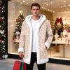Men's Casual Leopard Print Jacket Outerwear for Fall Winter and Everyday Wear