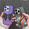 Butterfly Bowknot Case For iPhone 16 Samsung A55 A35 S24 FE Xiaomi Redmi Note 13 Pro 14C Huawei Honor Shockproof Phone Bumper Anti-Scratch Full Cover