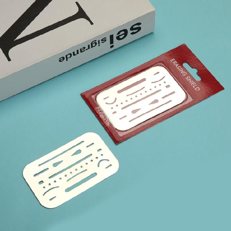 Erasing Shield Drawing Template Shield Drafting Tool Easy to Use Stainless Steel Craft Stencils for Craft