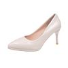 Patent leather sexy women's shoes fashion pointed tip thin heel temperament high heels fairy style simple single shoes woman