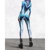 Women 3D Digital Printing Halloween Cosplay Tights Jumpsuit Adult One-piece Carnival Party Stage Show Dance Costume Outfit