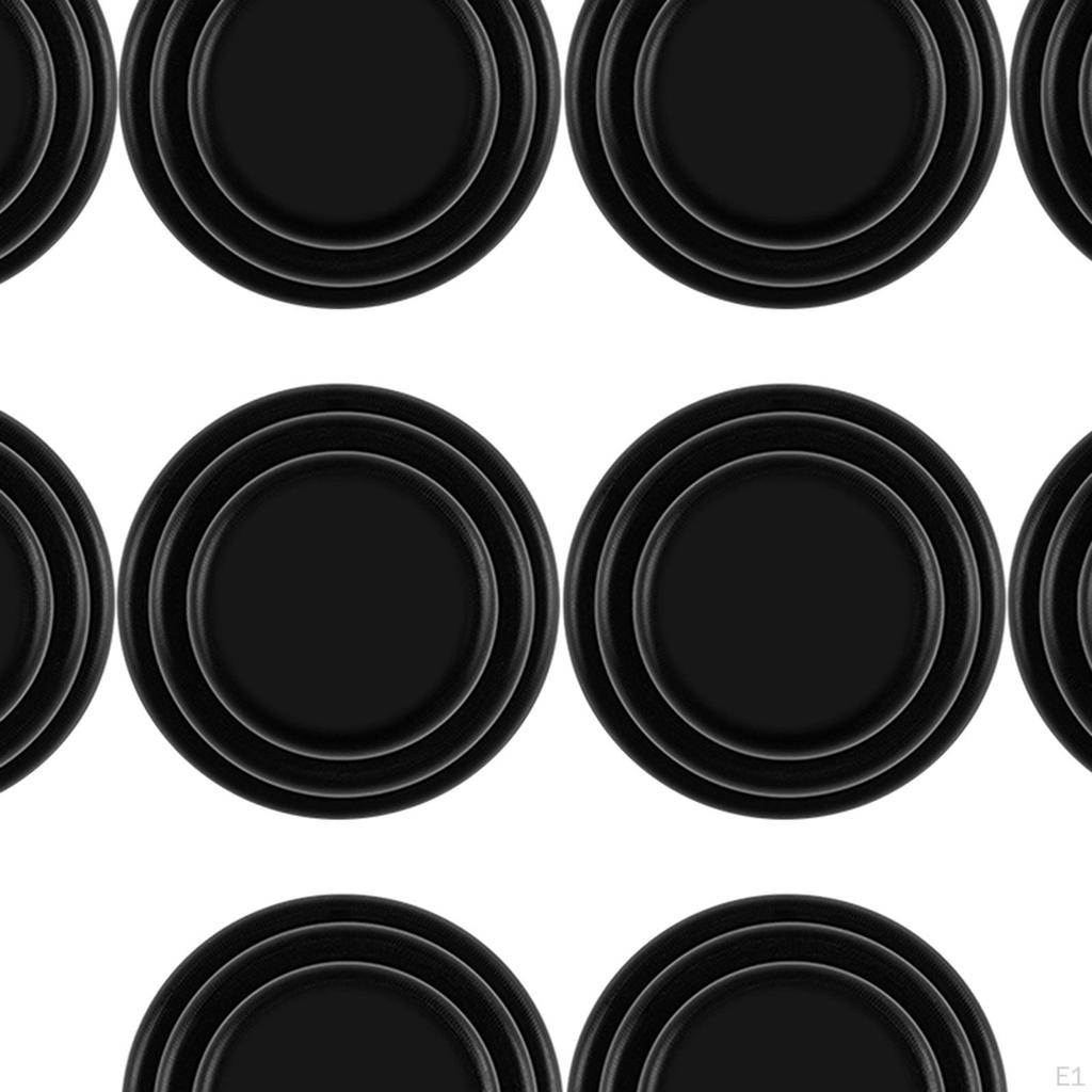 10 Pieces Car Door Anti Collision Gasket Universal Protection Silicone Pad Noise Reduction