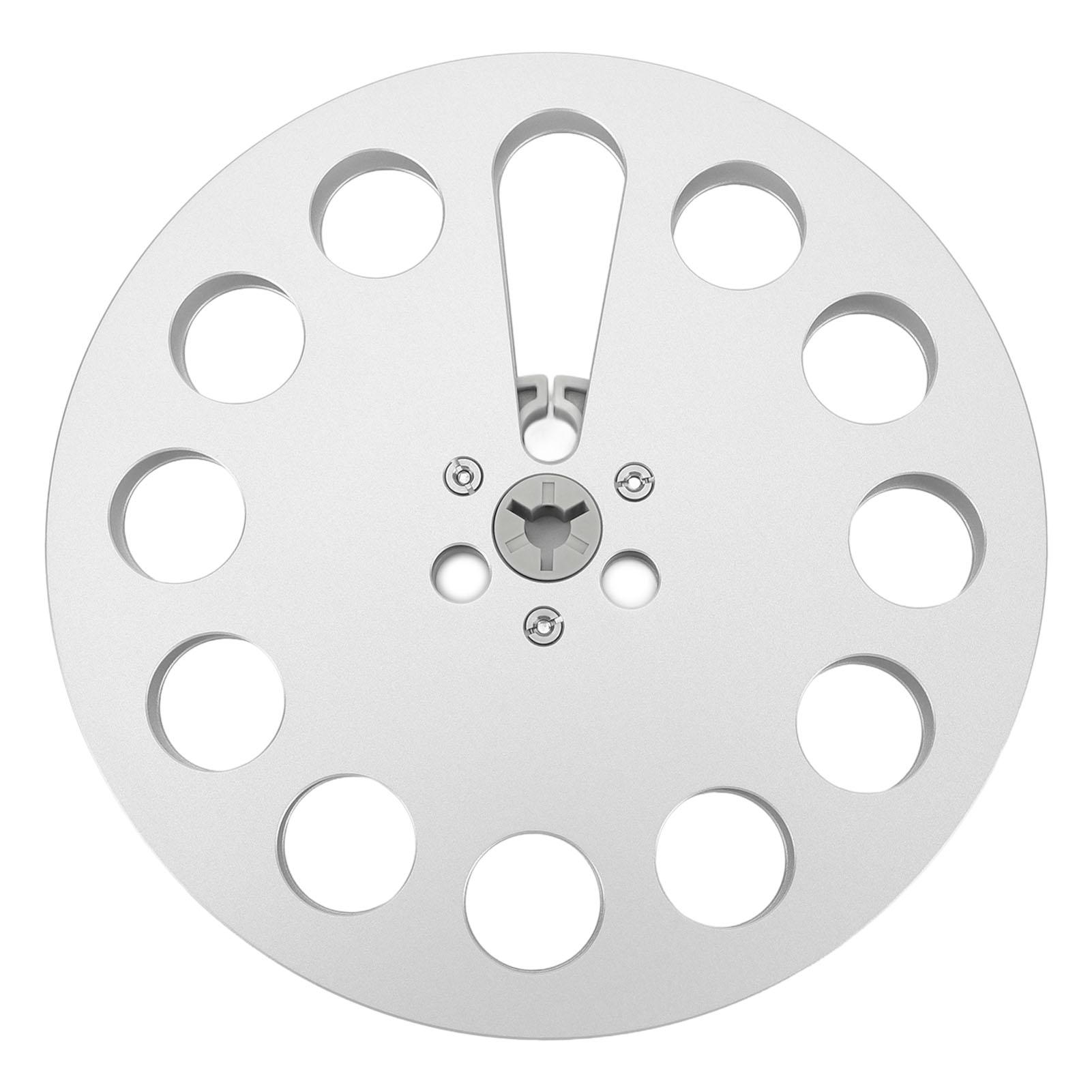 1 4 7 Inch Empty Tape Reel Aluminum Alloy Universal Open Reel Sound Takeup Reel for ReVox Studer Opening Machine Parts argento