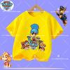 1-12 years old summer Polyester T-shirt for PAW Patrol children's short-sleeved casual top for girls and boys with cartoon print
