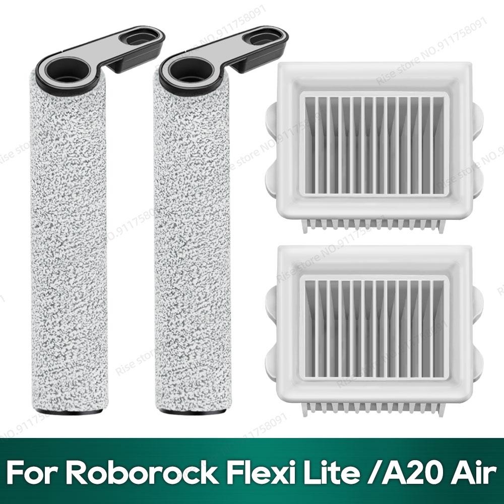 Compatible for Roborock Flexi Lite, Roborock A20 Air Accessories Roller Brush Hepa Filter
