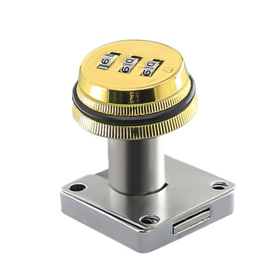 1 set Blocare digitală cu parolă Îngroșat cu 3 cifre Design din aliaj de zinc Cutie poștală Sertar Număr de securitate Blocare cu cod Utilizare zilnică