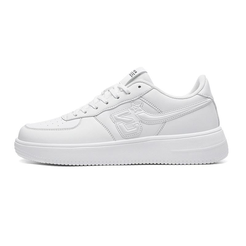 New white student versatile comfortable breathable sports fashion casual shoes men's and women's platform white shoes