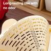 2Pcs Magnetic Suction Sink Strainer Triangular Corner Rack with Drain Hole Food Drain Basket Sponge Storage Rack