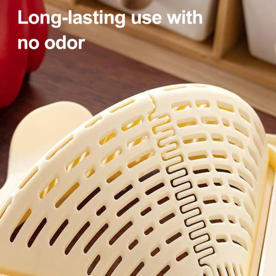 2Pcs Magnetic Suction Sink Strainer Triangular Corner Rack with Drain Hole Food Drain Basket Sponge Storage Rack