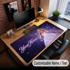 Custom Name Extended Mouse Pad,Taylor Swift Gaming Desk Mat For Home Office Desktop Decor