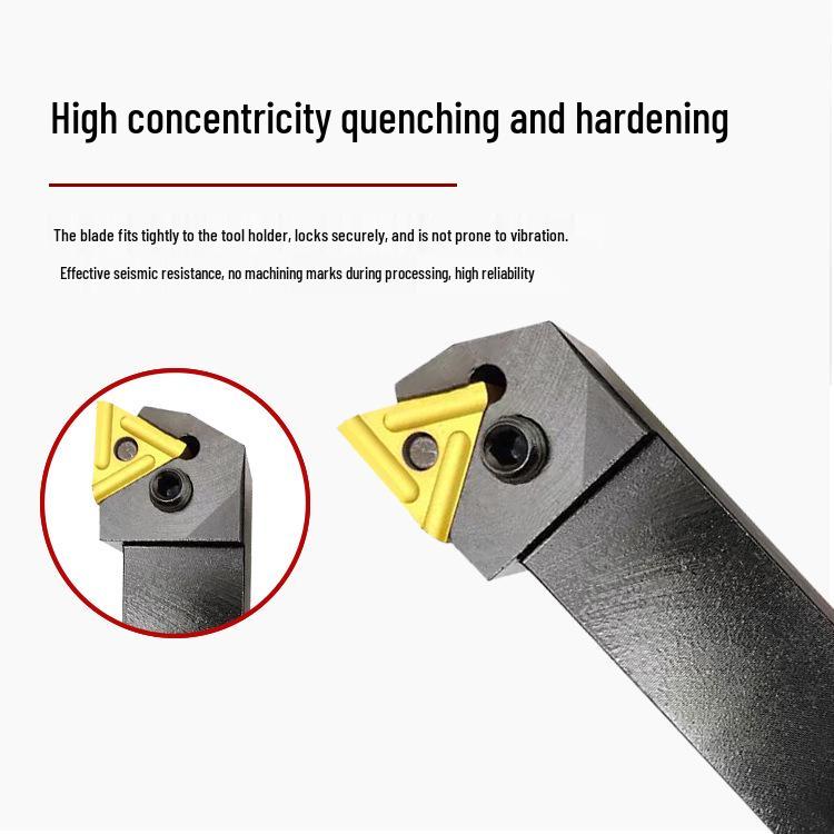 Portautensili CNC per Tornio 9° per Quadrato 25/30, Compatibile con Inserti 31303C