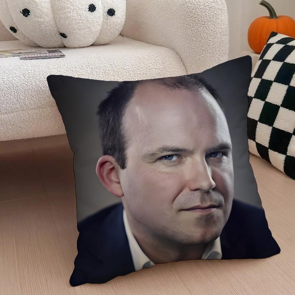 RRory Kinnear Cushion Cover Linen Pillow Case Soft Breathable Protective Couch Room Decoration