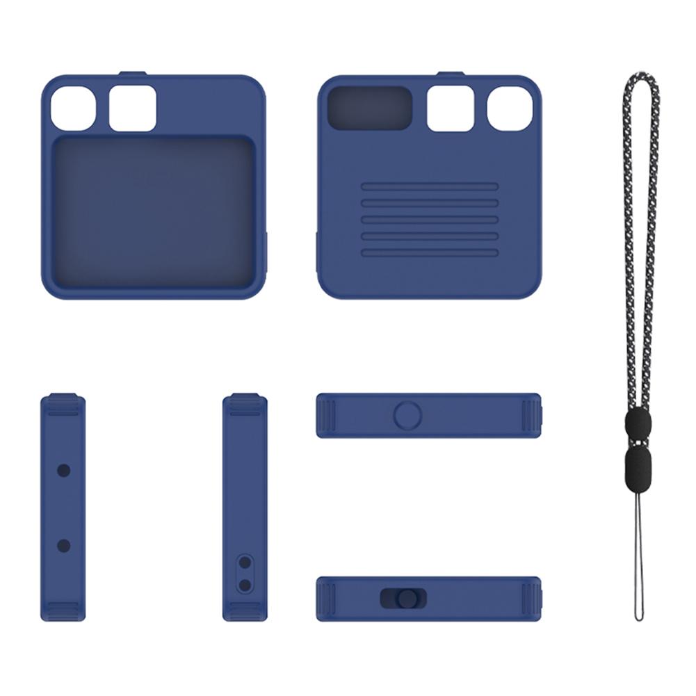 

Silicone Protective Case Anti-Drop Protective Cover Kit Soft Silicone Cover Full Protection Cover for Rabbit R1 Case Accessories синий