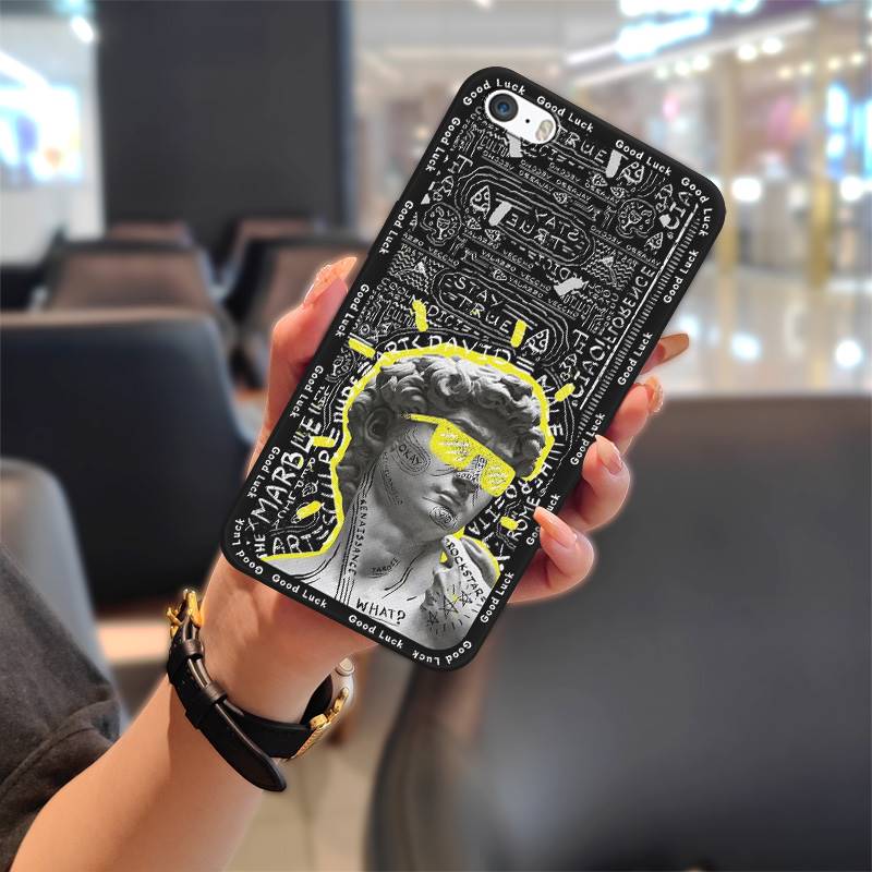 Cartoon Full Wrap Phone Case For Iphone 5/5S/SE/ip5/ip5S/ipSE TPU Durable Waterproof Cute Back Cover Fashion Design