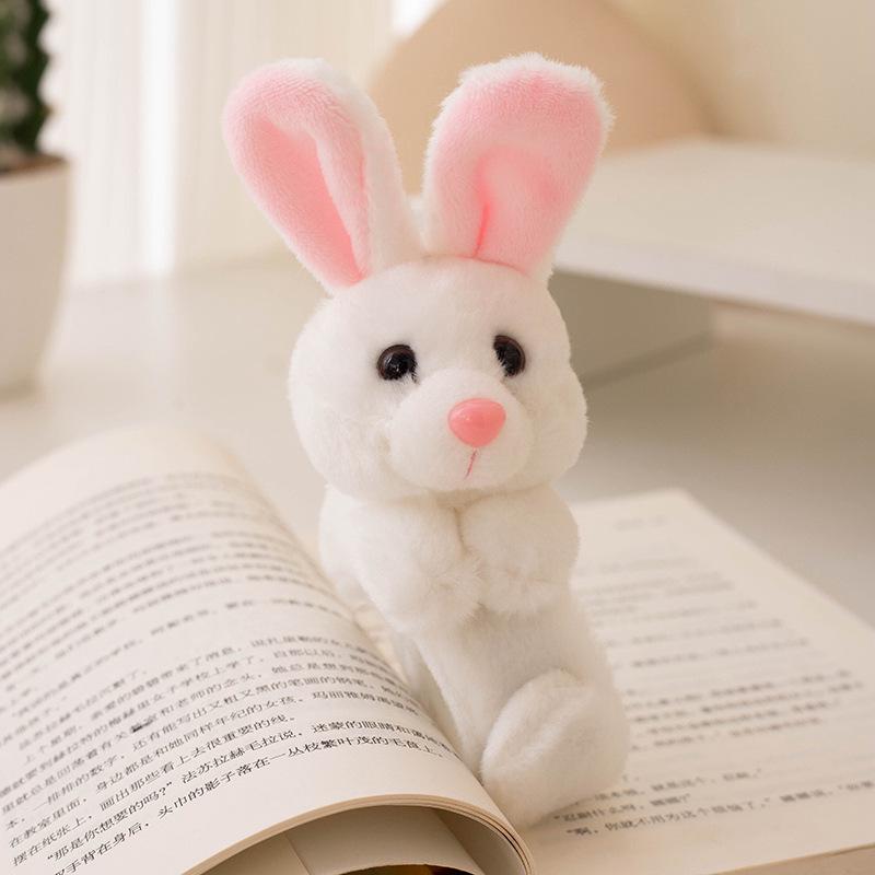 Tiger & Raccoon Plush Snap Band Bracelet - Cute Kids' Zoo Animal Wrist Accessory with Small Pendant