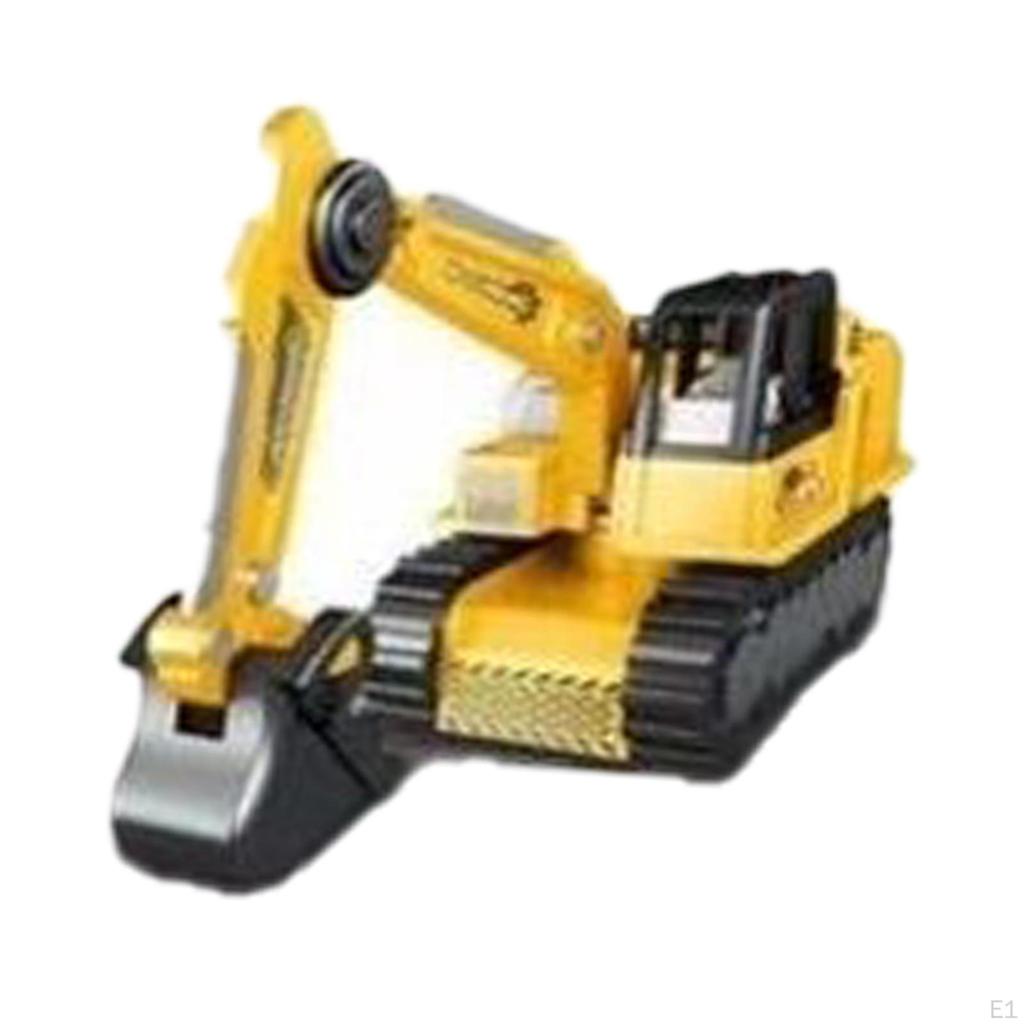 4 Pieces Construction Vehicle Toy Building Kit Dump Truck Interactive Birthday Gift Assembly