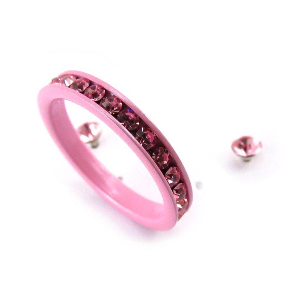 Les Trésors De Lily [J2299] - Pale Pink 'Sissi' Earrings and Ring