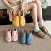 Retro Fashion Outer Wear Flat-bottomed Boken Bag Head Slippers 2025 Spring New Lazy One-pedal Thick-soled Slippers Women