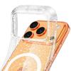 iPhone 17 Pro Case, MagSafe, Glitter - Transparent