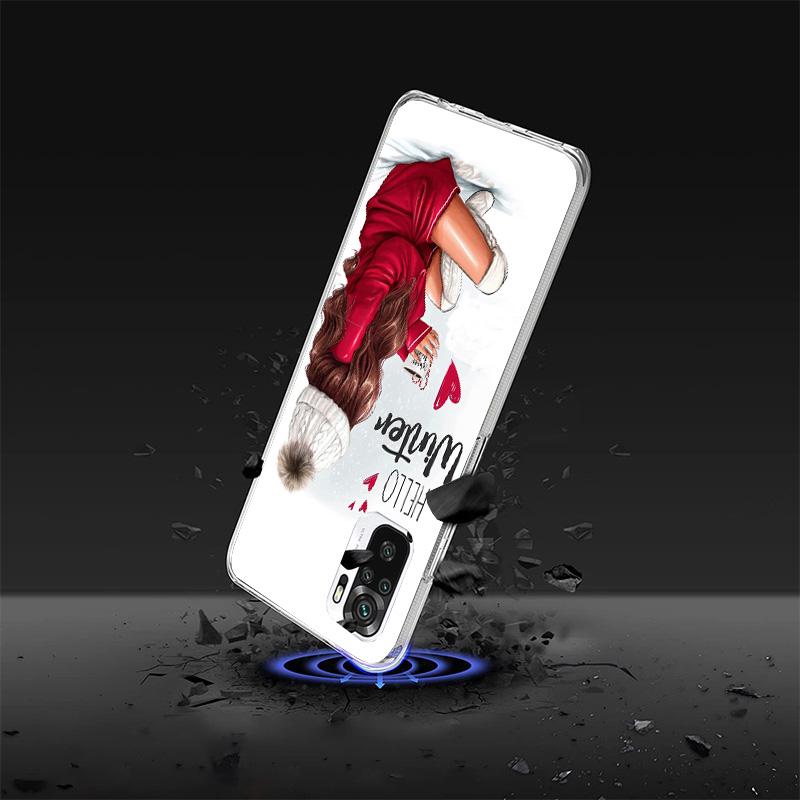 Girl Boss Female Coffee Phone Case For Xiaomi Redmi Note 15 14 13 12S 12 11 Pro Plus 14S 11S 11E 10 10S 11T 5G Personalized Cove