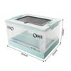 Foldable Reptile Feeding Box Hamster Breeding Pet Terrarium Tank Transport House for Small