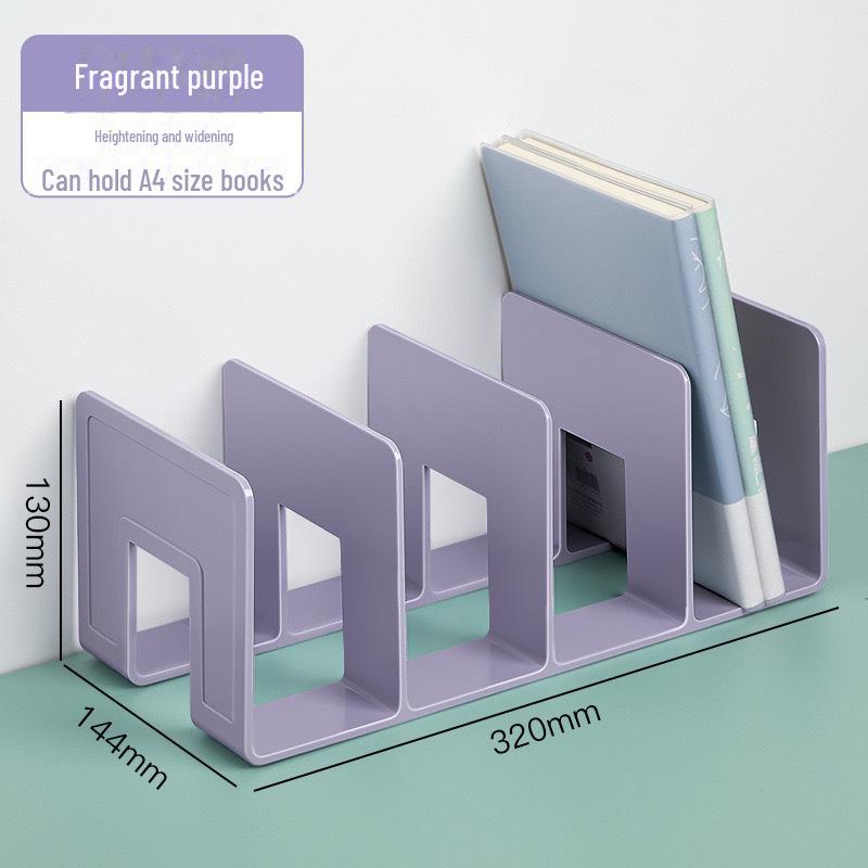 

«Набор из 4 подставок для книг Morandi из утолщенного акрила для настольного офисного и студенческого использования»