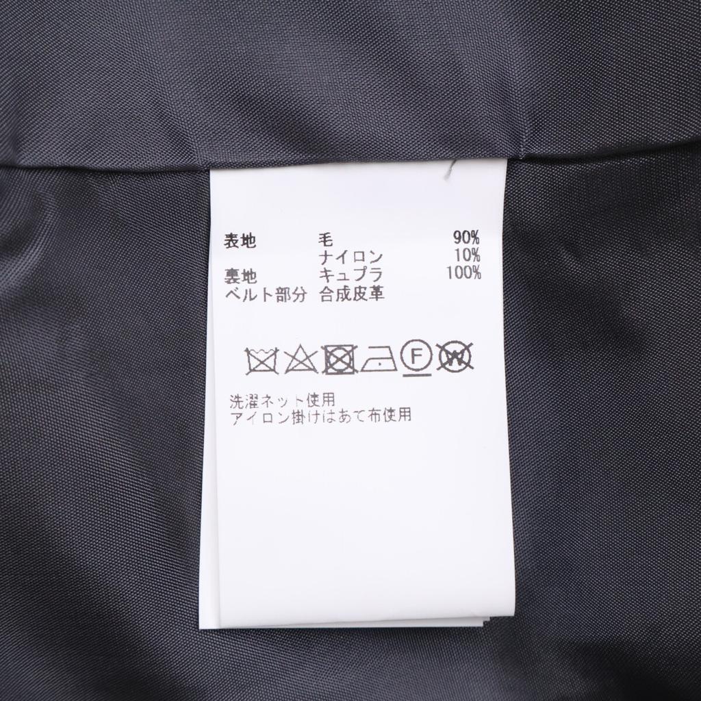 THIRD MAGAZINE A0843FJ 404 Black Wool Houndstooth Jacket Coat coat 9 blackUsed