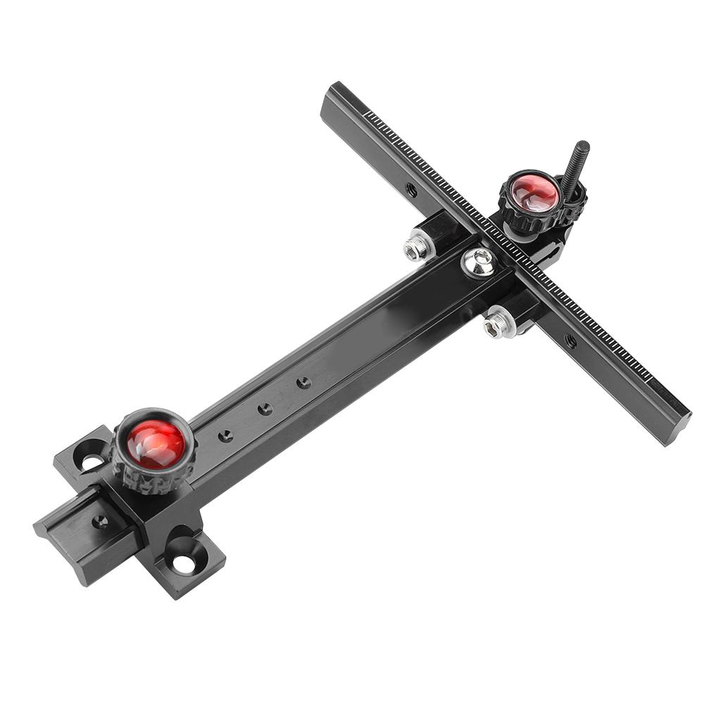 Metal T Sight Recurve Bow Aluminium Alloy Archery Accessories for Competitive Raceblack