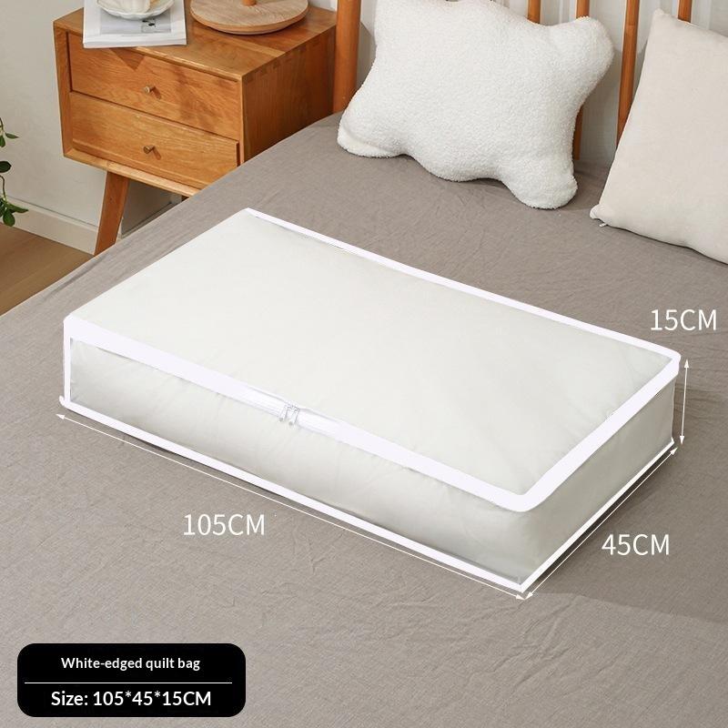 Underbed Storage Bag Foldable Quilt Bag Wardrobe Clothes Storage Waterproof Dustproof Organizer Large Capacity Storagebag