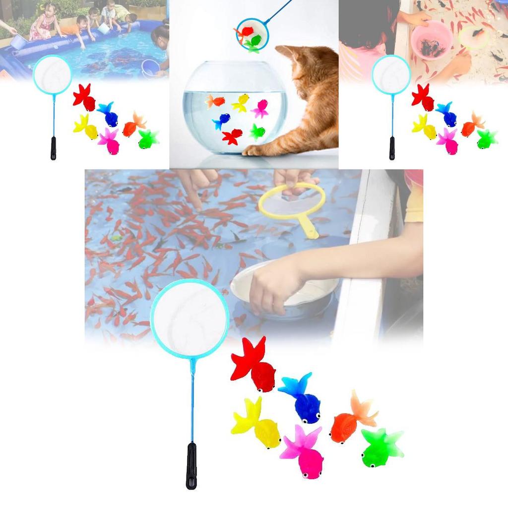 Realistic Soft Tpr Goldfish Toy For Kids Colorful Water Play Fun And Learning