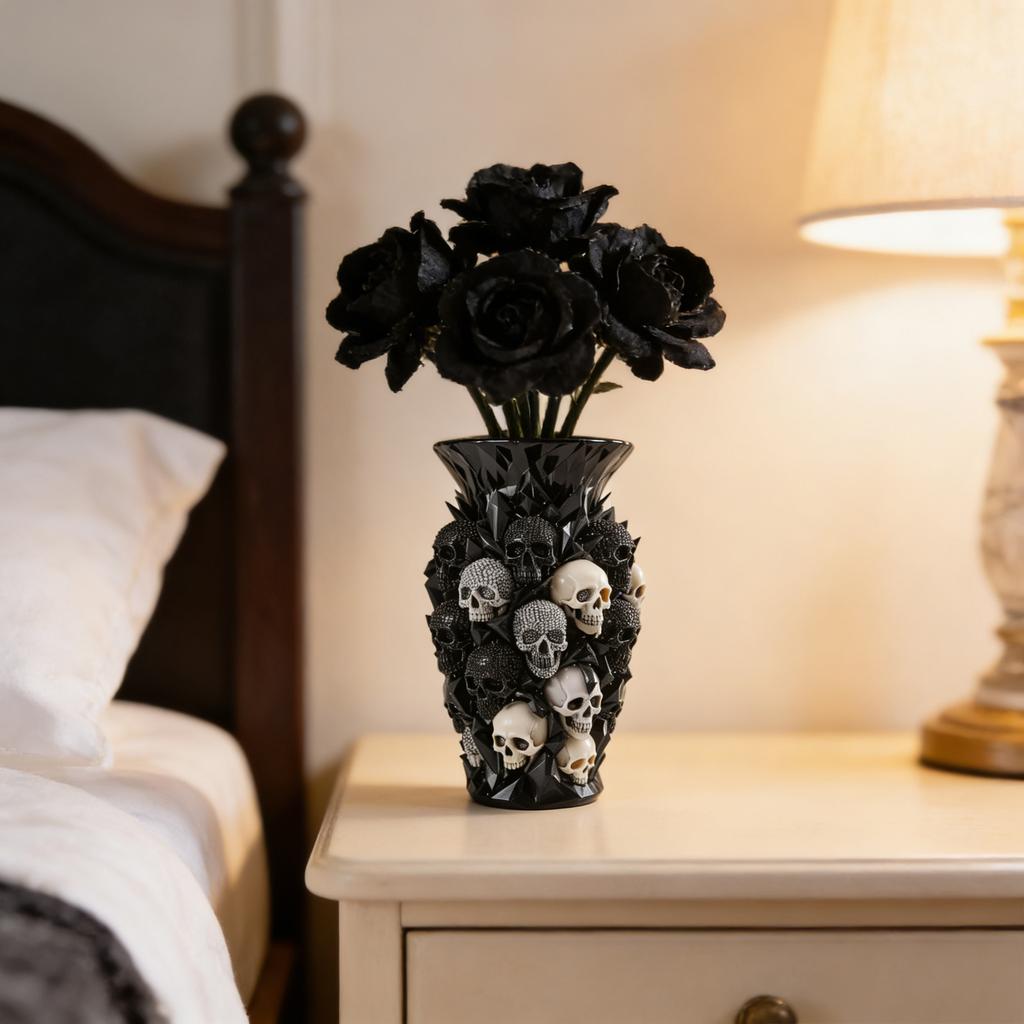 Vase Garden Resin Ornament Gothic Decorative Vase Resin Craft