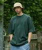 Minimal Project Robust Heavy Overfit Pigment Short Sleeve T-Shirt Mst153 [Blue Green]