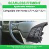 For Honda CR-V 2007-2011 Left Volume and Multimedia Mode Control Switch 12 P 36770SWAA01 35880SWAA01