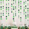 New Paper Circle Garland Banner Round Dots Colorful Colorful Dot Garland Hanging Party Garland Wedding Decorations