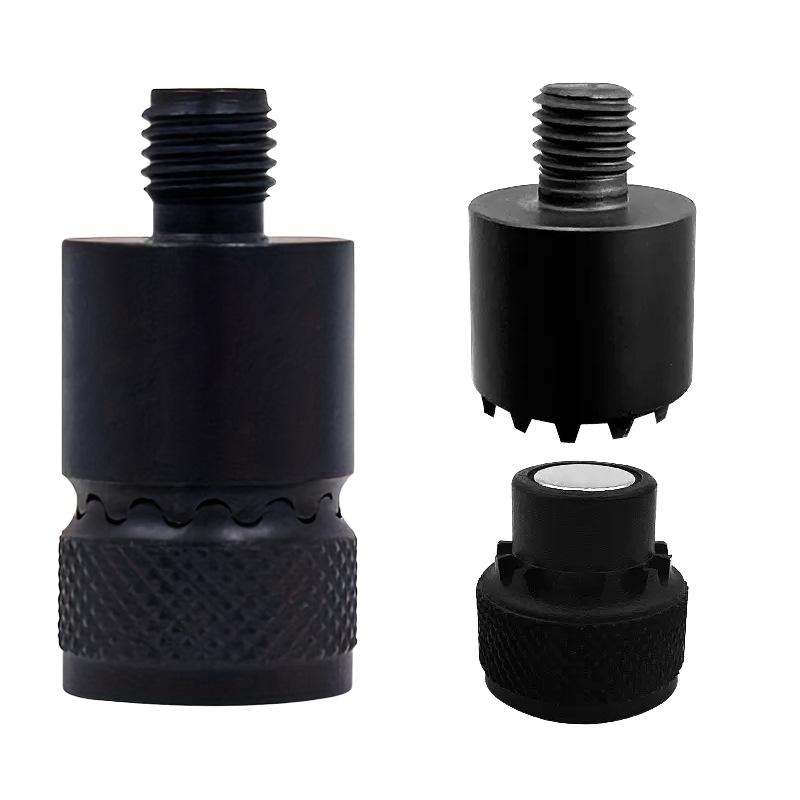 Quick Release Magnetic Connector Aluminum Alloy Black for Carp Fishing Sea & River Use Rod Holder Model HDM3 2*4CM