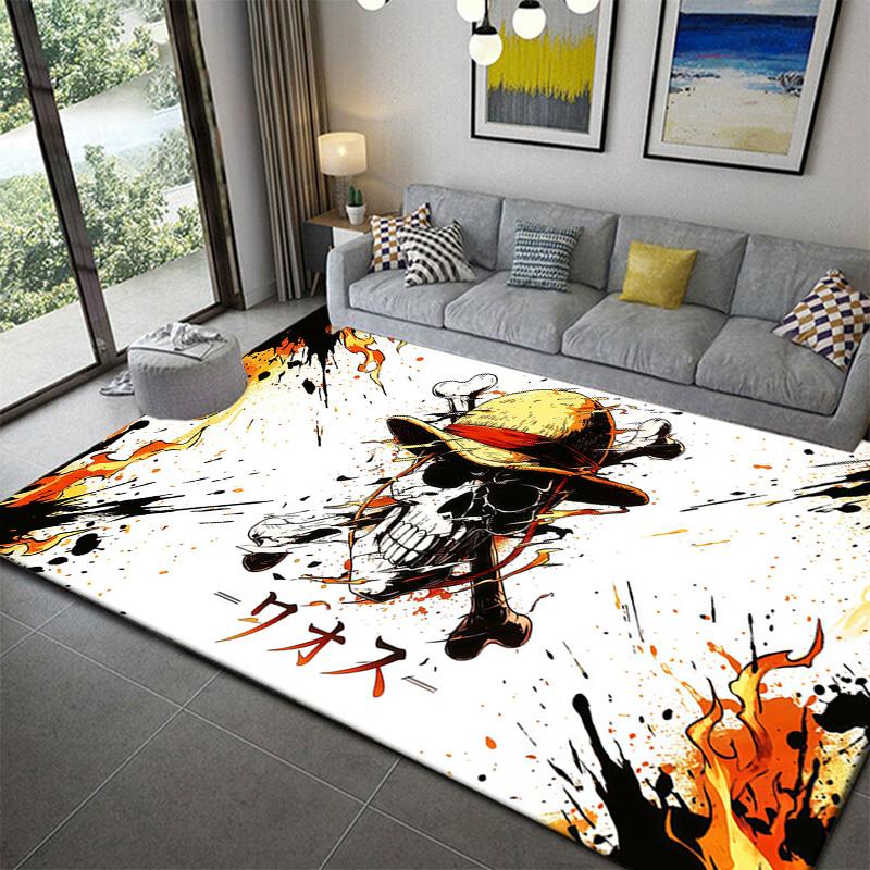 One Piece Anime Living Room Rug Non-Slip Durable Mat for Bedroom Decor