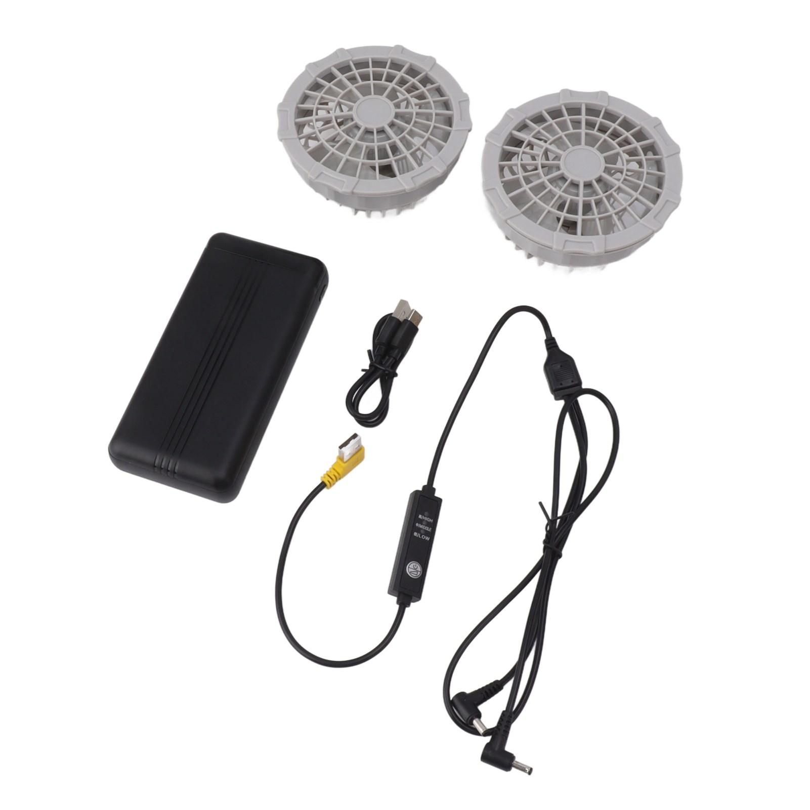 

Cool Vest носимый охлаждающий вентилятор сменный 7.4 В кондиционер для одежды вентилятор с литиевым аккумулятором