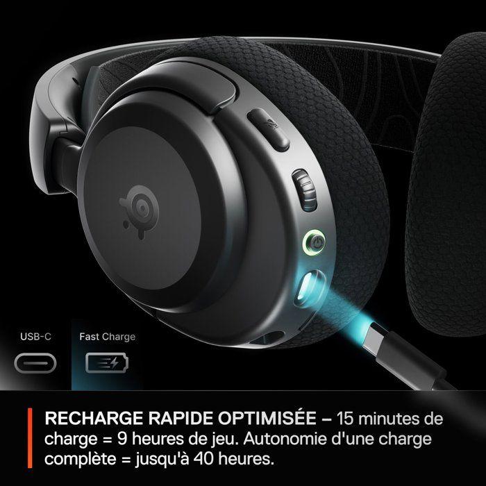 Casque Sans Fil Steelseries Arctis Nova 3pw Noir-Accessoire-PS5