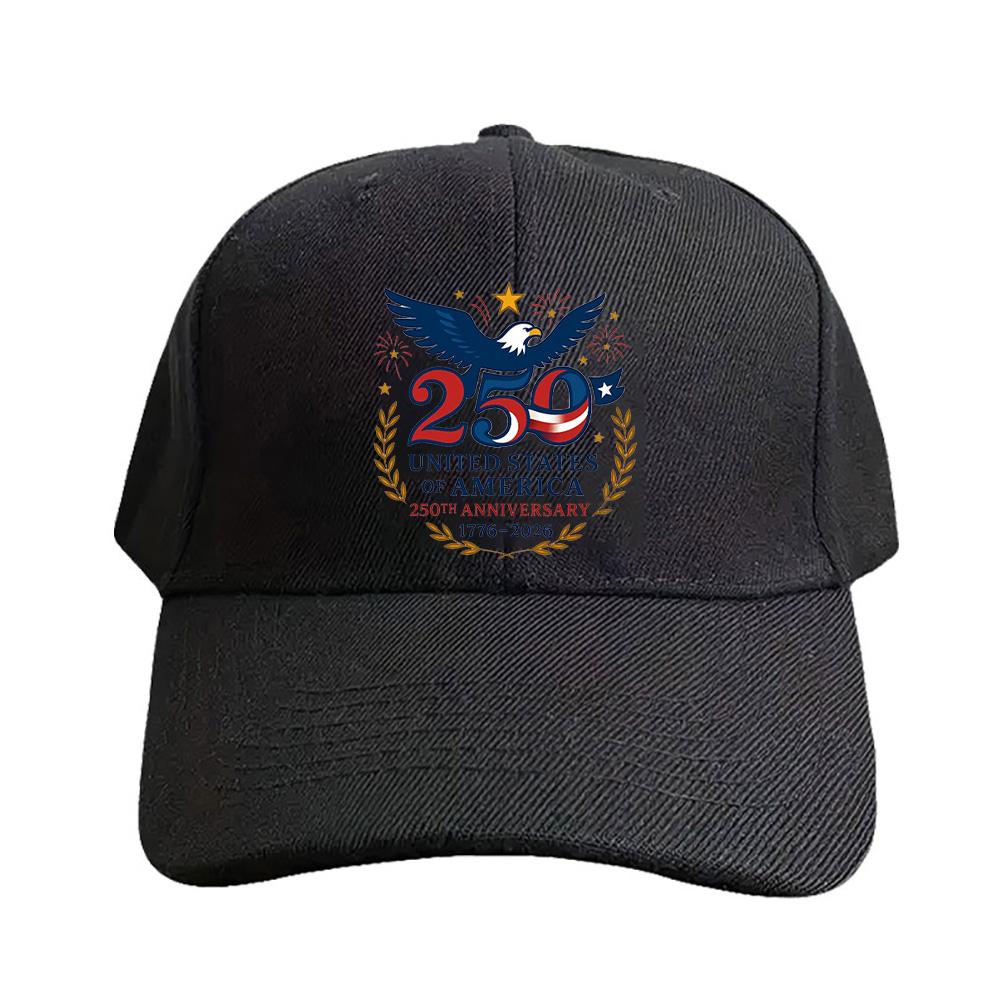 United States of America Th Anniversary Woman Man Baseball Cap Adult Adjustable with Curved Brim Hiking Fishing Hat
