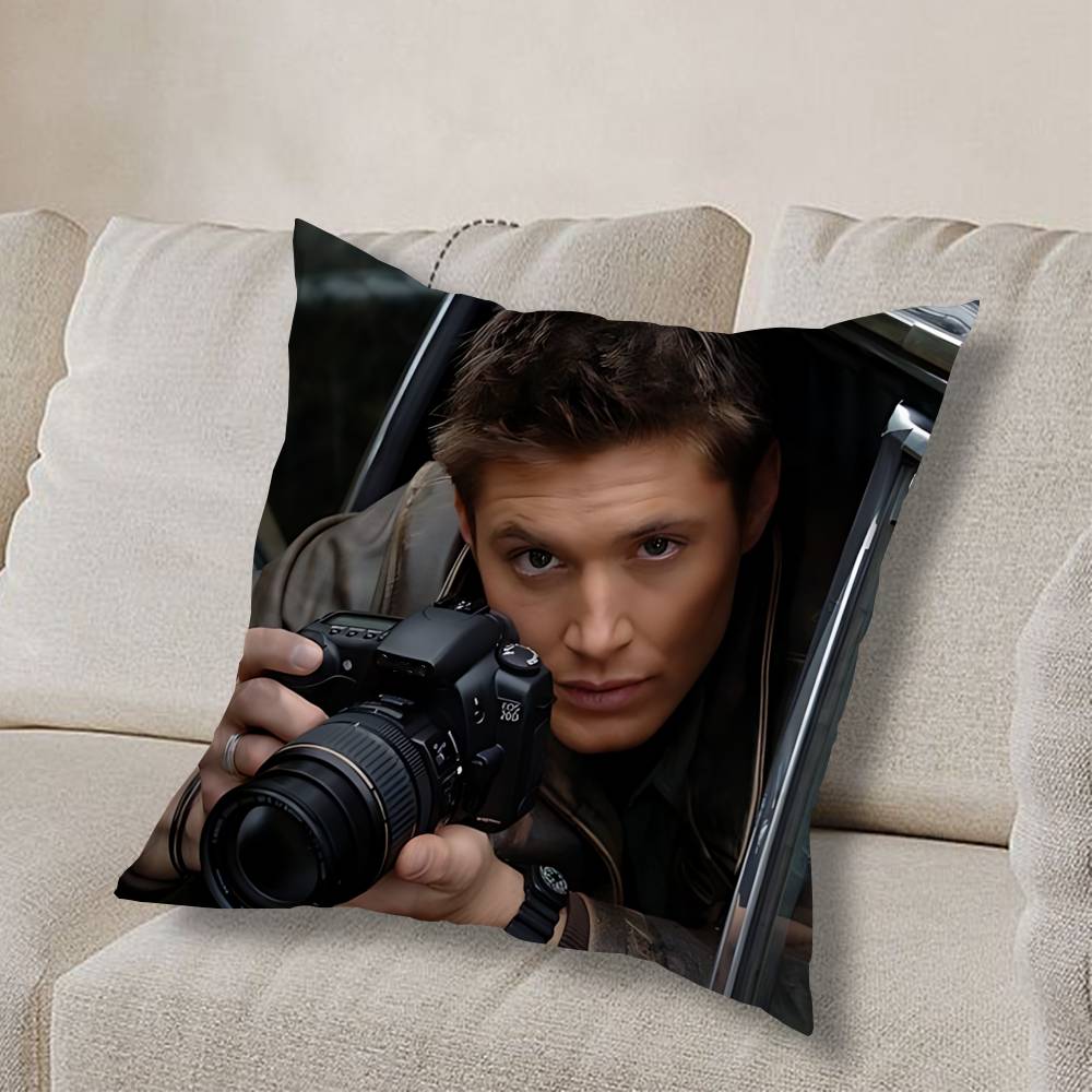 S-Supernatural TV Series Pillow Case Pillow Case Living Room Sofa Cushion Cover Suitable For Home Bedroom Room Decoration