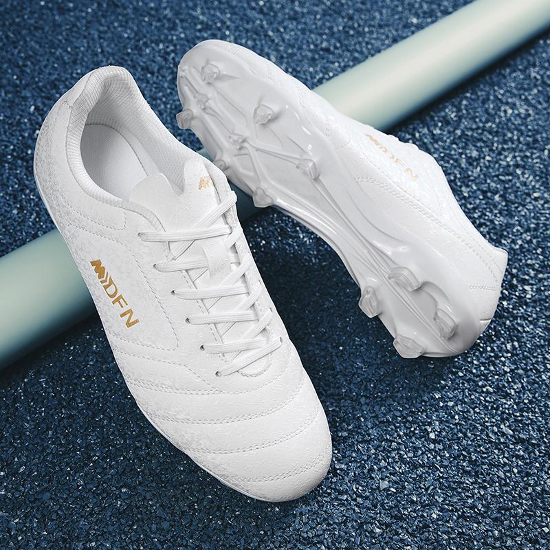 2024 Herren Fußballschuhe Große Größe Ultraleichte Fußballschuhe Jungen Sneakers Rutschfeste AG/TF Fußballschuhe Stiefeletten Unisex