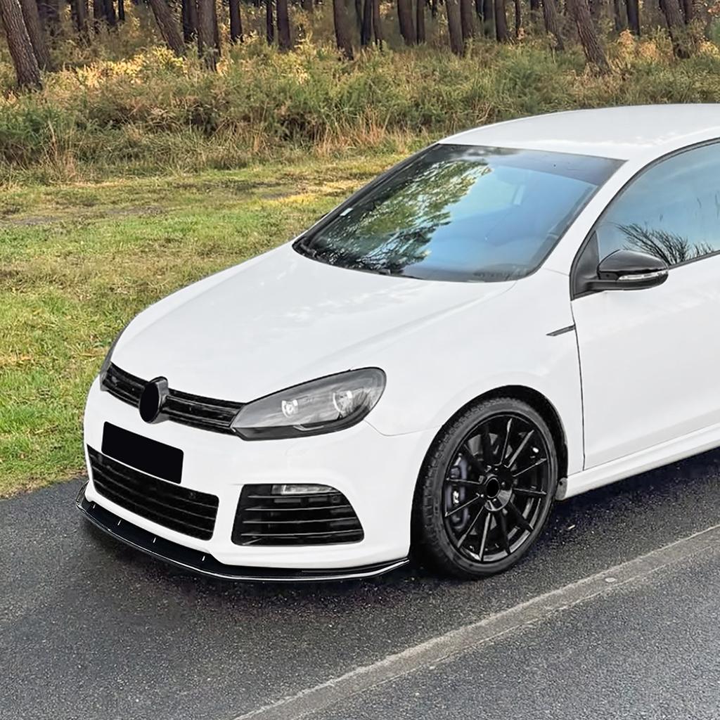 Car Front Bumper Lip Spoiler Diffuser Splitters BodyKit Aprons Cover Guard Trim For Volkswagen Golf 6R Golf MK6 2008-2012