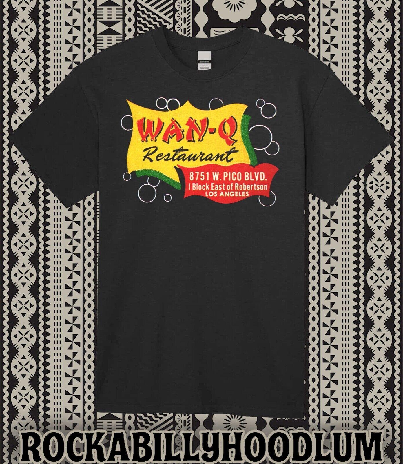 Retro Tiki Tee T Shirt Rum Mug Restaurant Bar Cocktail Wan-Q Cantonese Food S